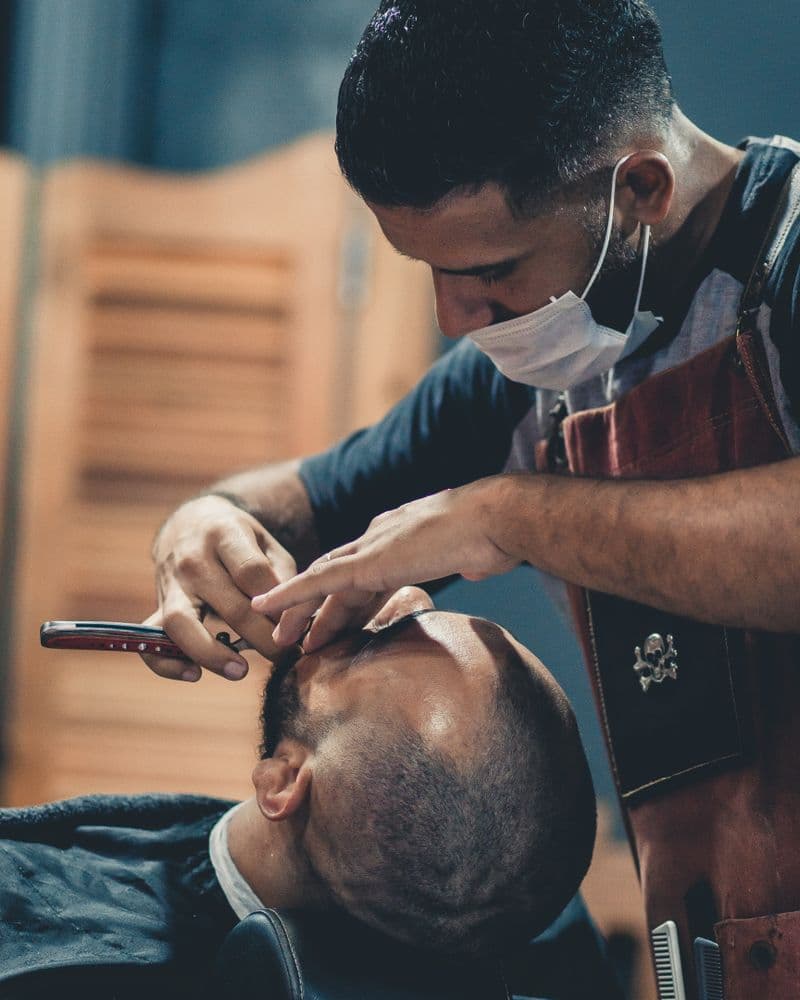 Precision fade haircut